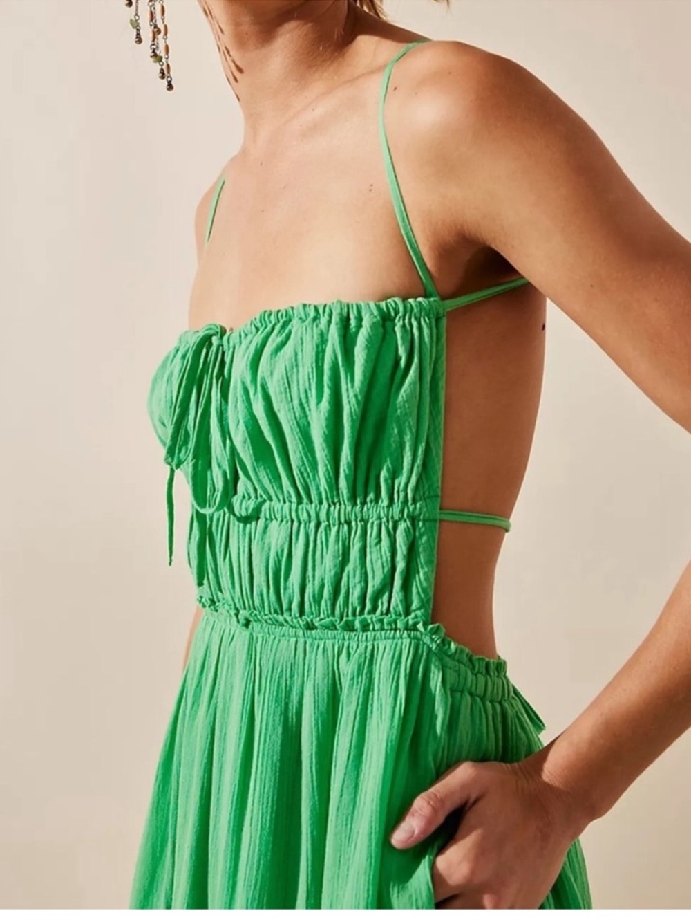 Free people taking sides maxi dress - Picture 4 of 6